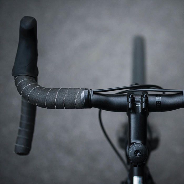 biker man wearing hand gloves